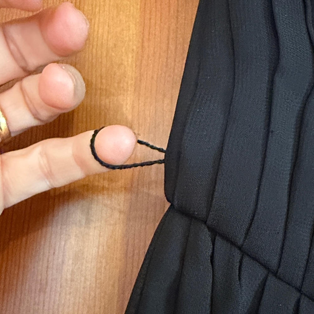 Miss Sixty Strapless Black Pleated Maxi Gown - Picture 7 of 9
